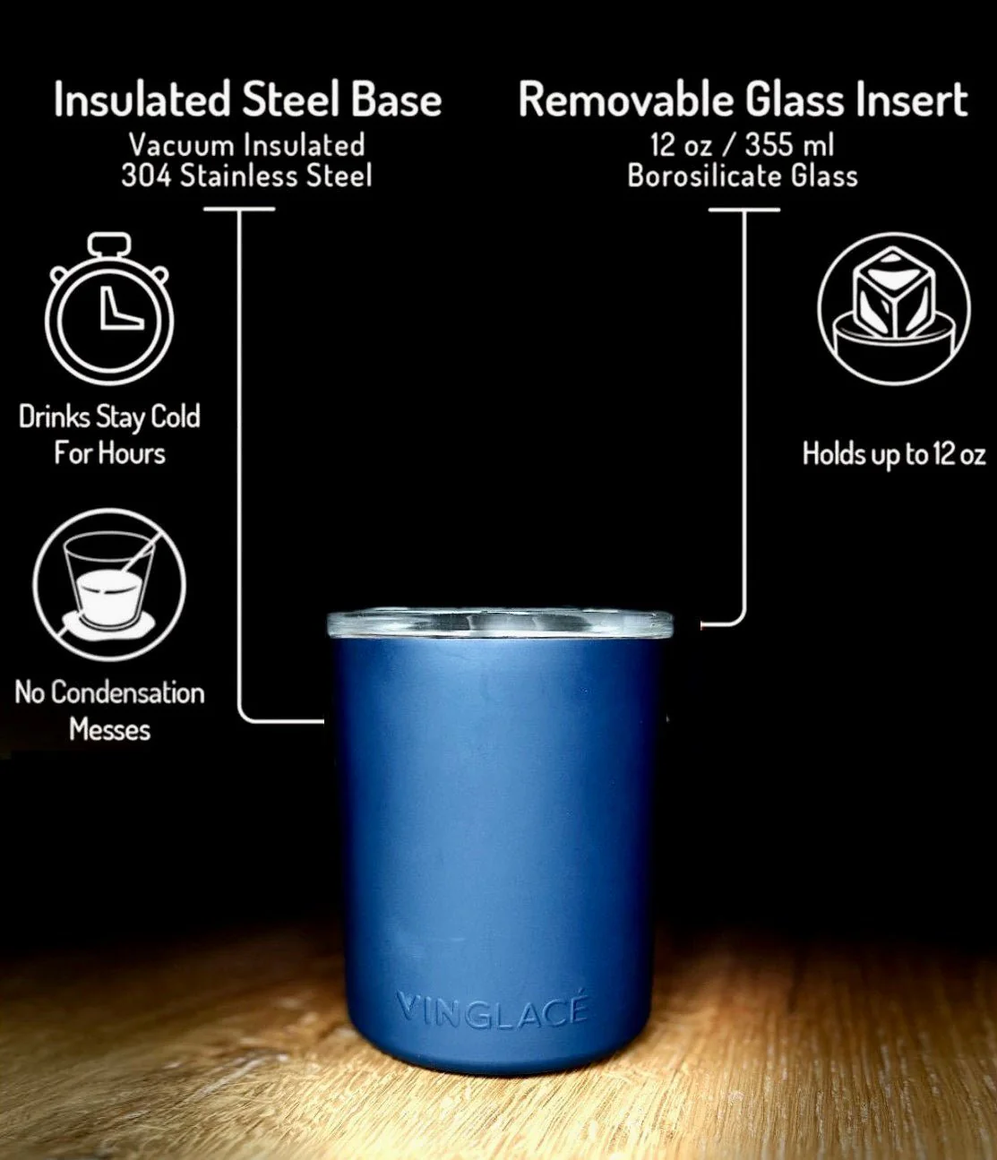 Glass Lined Whiskey Low Ball - Image 3