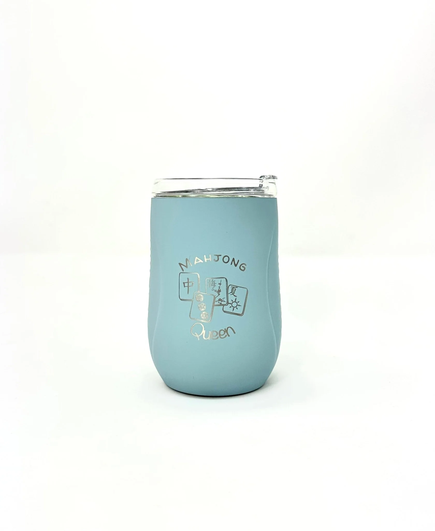 Limited Edition Mahjong Wine Tumbler in Cool Blue