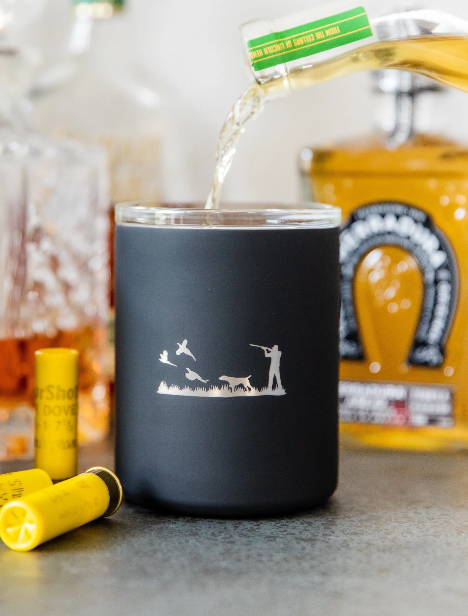 Limited Edition Set of 4 Whiskey Glasses Outdoorsman - Image 3